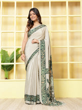 Digital Printed Crepe Saree