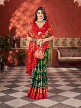 Printed Tussar Saree