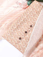 Printed Linen Unstitched Suit With Dupatta