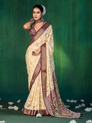 Bandhani Printed Georgette Saree