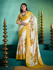 Digital Printed Georgette Saree