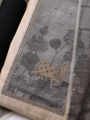 Jamdhani Chanderi Unstitched Suit Piece With Dupatta