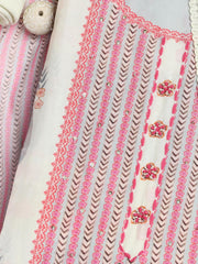 Printed Muslin Unstitched Suit With Dupatta