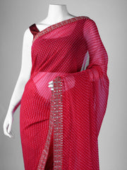 Embroidered Art Silk Saree