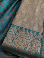 Woven Chanderi Unstitched Suit With Dupatta