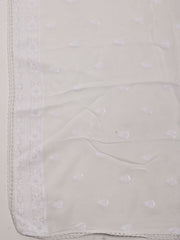 All Over Embroidered Georgette Unstitched Suit With Dupatta
