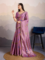 Zari Jaal Woven Art Silk Saree
