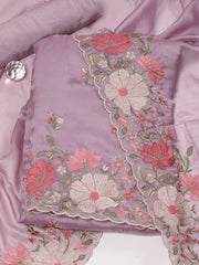 All Over Embroidery Georgette Unstitched Suit With Dupatta