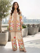 Embroidered Muslin Kurta With Pant