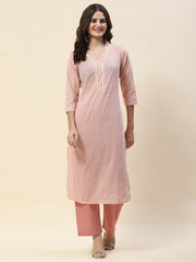 Printed Cotton Kurta Set