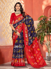 Printed Tussar Saree