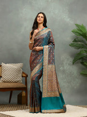 Jamavar Banarasi Woven Saree