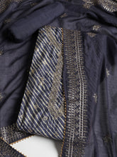 Sequence Work Chanderi Unstitched Suit With Dupatta