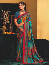 Printed Art Silk Saree