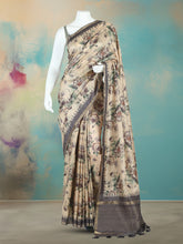 Digital Floral Printed Art Silk Saree
