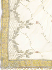 Embroidered Georgette Unstitched Suit Piece With Dupatta