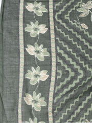 Printed Cotton Blend Unstitched Suit With Dupatta