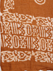 Printed Cotton Blend Unstitched Suit With Dupatta