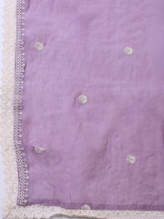 Embroidery Cotton Blend Unstitched Suit With Dupatta