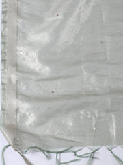 Neck Embroidered Organza Unstitched Suit With Dupatta