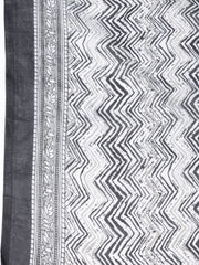 Printed Cotton Blend Unstitched Suit With Dupatta