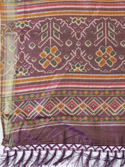 Printed Chanderi Unstitched Suit With Dupatta