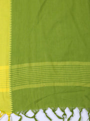 Plain Cotton Blend Unstitched Suit Piece With Dupatta