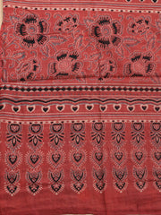 Printed Cotton Blend Unstitched Suit With Dupatta