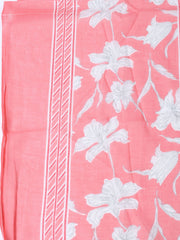 Neck Patti Cotton Blend Unstitched Suit With Dupatta