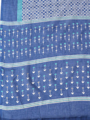Printed Cotton Blend Unstitched Suit With Dupatta
