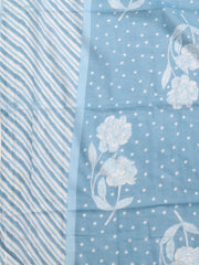 Neck Patti Cotton Blend Unstitched Suit With Dupatta