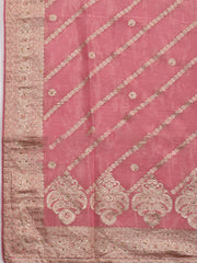 Woven Tissue Unstitched Suit With Dupatta