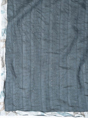 Printed Cotton Blend Unstitched Suit With Dupatta