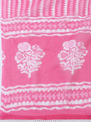 Printed Cotton Blend Unstitched Suit With Dupatta