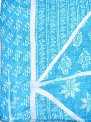 Printed Cotton Blend Unstitched Suit With Dupatta