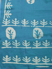 Printed Cotton Blend Unstitched Suit With Dupatta