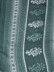 Printed Cotton Blend Unstitched Suit With Dupatta