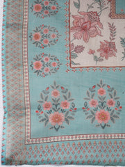 Printed Tissue Unstitched Suit Piece With Dupatta