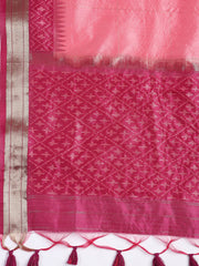 Woven Chanderi Unstitched Suit Piece With Dupatta