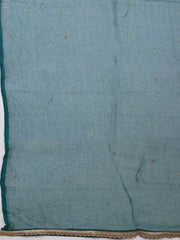 Woven Chanderi Unstitched Suit Piece With Dupatta