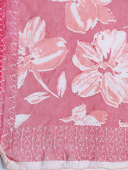 Printed Chanderi Unstitched Suit Piece With Dupatta