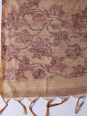 Kantha Work Chanderi Unstitched Suit With Dupatta