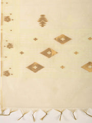 Neck Embroidery Chanderi Unstitched Suit With Dupatta