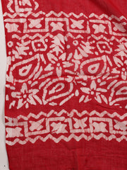 Printed Cotton Blend Unstitched Suit With Dupatta