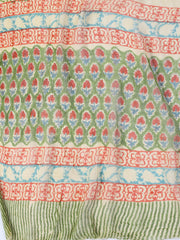 Printed Cotton Blend Unstitched Suit With Dupatta