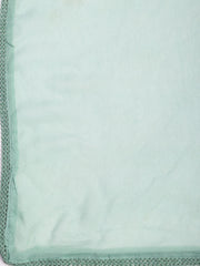 Printed Cotton Blend Unstitched Suit Piece With Dupatta