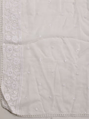 All Over Embroidered Georgette Unstitched Suit With Dupatta