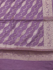 Banarasi Chanderi Unstitched Suit With Dupatta