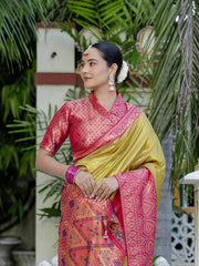 Kanjivaram Art Silk Woven Saree