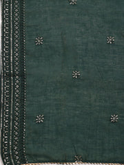 Printed Cotton Blend Unstitched Suit Piece With Dupatta